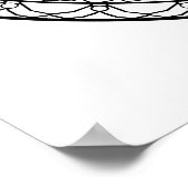 Mandala Poster Abstrakte Formen Kunst und Kultur (Ecke)