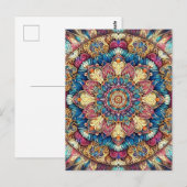 Mandala Postkarte (Vorne/Hinten)