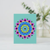Mandala Postkarte (Stehend Vorderseite)