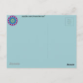 Mandala Postkarte (Rückseite)