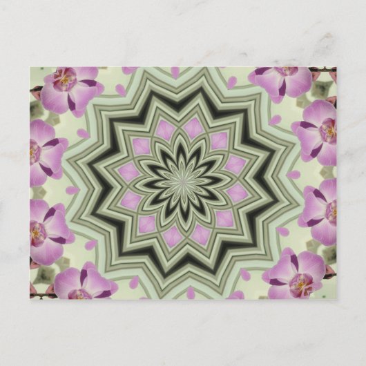 Mandala Postkarte (Vorderseite)