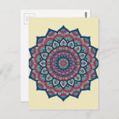 Mandala Postkarte (Vorne/Hinten)
