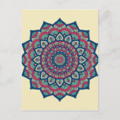 Mandala Postkarte (Vorderseite)