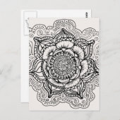 Mandala Postkarte (Vorne/Hinten)