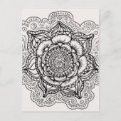 Mandala Postkarte (Vorderseite)