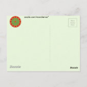 Mandala Postkarte (Rückseite)
