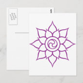 Mandala Postkarte (Vorne/Hinten)