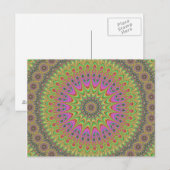 Mandala Postkarte (Vorne/Hinten)