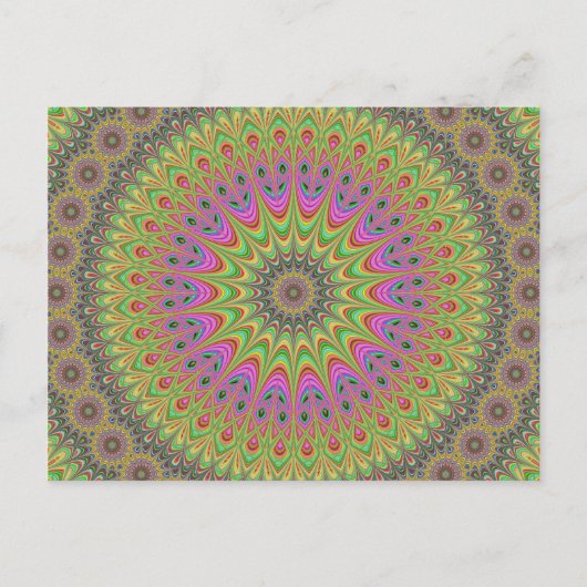 Mandala Postkarte (Vorderseite)
