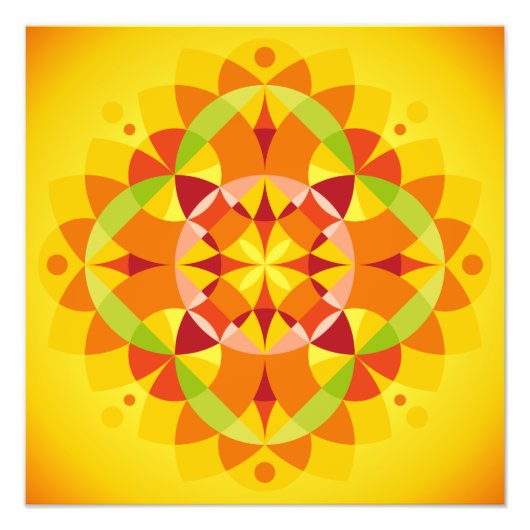 Mandala Prana Fotodruck (Vorne)