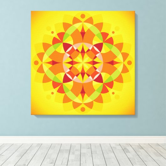 Mandala Prana Leinwanddruck (Insitu (Holzboden))