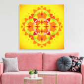 Mandala Prana Leinwanddruck (Insitu (Wohnzimmer))