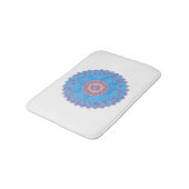 Mandala Print Badematte (Schrägansicht)