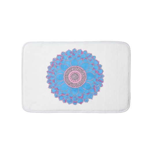 Mandala Print Badematte (Vorderseite)