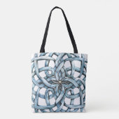 Mandala Print Design Tote Bag Tasche (Rückseite)
