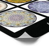 Mandala print - "Ein Jahr der Mandalase 2009" Poster (Ecke)