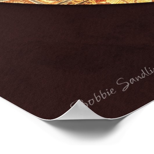 Mandala Print Poster (Ecke)