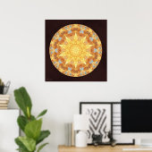 Mandala Print Poster (Heimbüro)