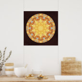 Mandala Print Poster (Küche)