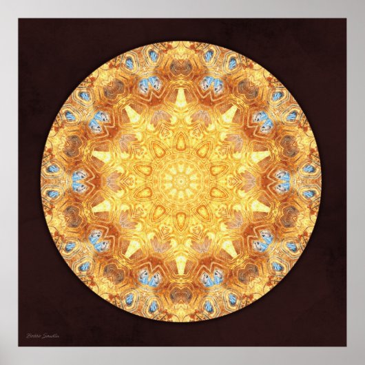 Mandala Print Poster (Vorne)