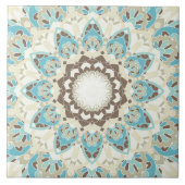 Mandala Print Tile Fliese (Vorderseite)