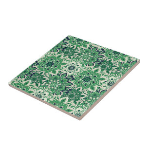 Mandala Print Tile Fliese