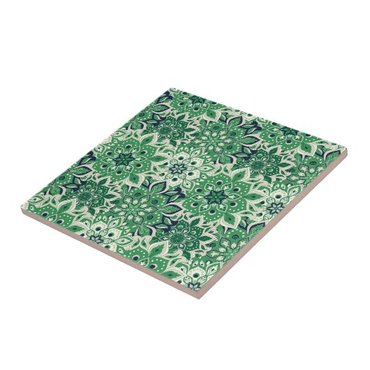 Mandala Print Tile Fliese (Seite)