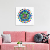 Mandala Prisma Leinwanddruck (Insitu (Wohnzimmer))
