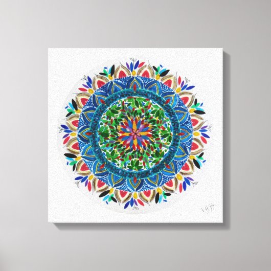 Mandala Prisma Leinwanddruck (Vorderseite)
