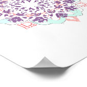 Mandala-Push-Flash Poster (Ecke)