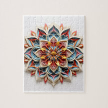 Mandala Puzzle, 8 Zoll x 10 Zoll, 110 Stück