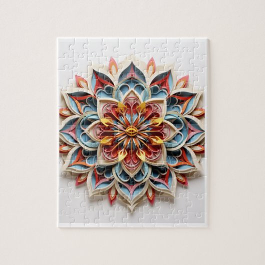 Mandala Puzzle, 8 Zoll x 10 Zoll, 110 Stück Puzzle (Vertikal)