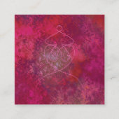 Mandala Quadratische Visitenkarte (Vorderseite)