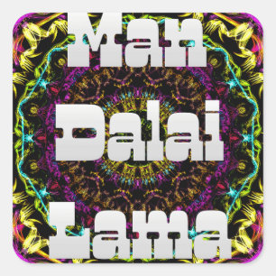 Mandala Quadratischer Aufkleber