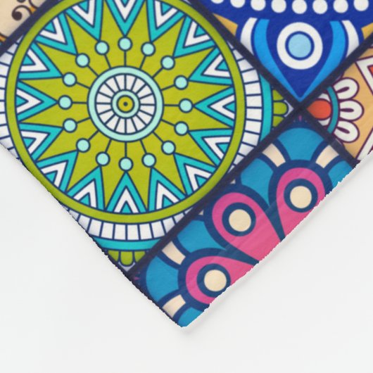 Mandala Quilt Fleecedecke (Ecke)