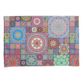 Mandala Quilt Pattern Kissenbezug (Vorderseite-Rechts)