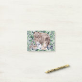Mandala Rabbit Bear Igel Fox Badge Post-it Klebezettel (Auf Schreibtisch)
