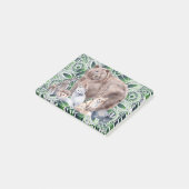 Mandala Rabbit Bear Igel Fox Badge Post-it Klebezettel (angewinkelt)