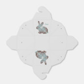 Mandala Rabbit Chocolate and Blues Gift Favor Box Geschenkschachtel (Ungefaltet)