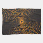 Mandala, Radfahrer 6 Geschirrtuch (Horizontal)