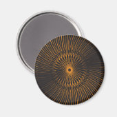 Mandala, Radfahrer 6 Magnet (Vorderseite/Rückseite)