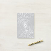 Mandala, Radfahrer 9 Post-it Klebezettel (Auf Schreibtisch)