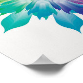 Mandala Rainbow Colors - Blume - Energie - Harmoni Poster (Ecke)
