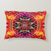 Mandala Red Decorative Dekokissen (Rückseite)