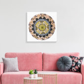 Mandala Regalis Leinwanddruck (Insitu (Wohnzimmer))