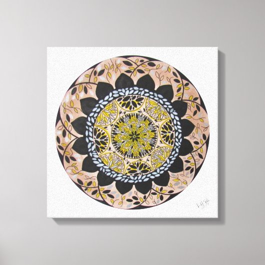 Mandala Regalis Leinwanddruck (Vorderseite)