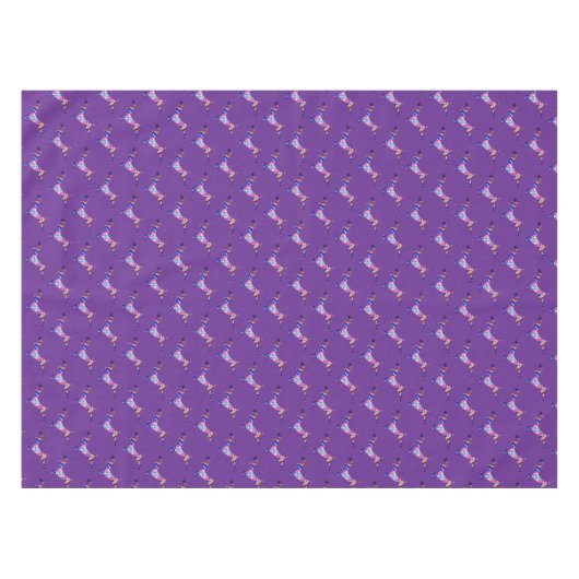 Mandala Reindeer Etnic Boho Art Tischdecke (Vorderseite (Horizontal))