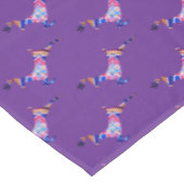 Mandala Reindeer Etnic  Boho Art  Tischdecke (Schrägansicht)