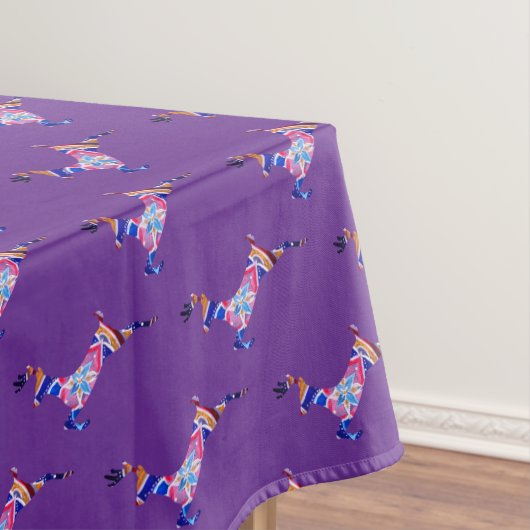 Mandala Reindeer Etnic  Boho Art  Tischdecke (Beispiel)