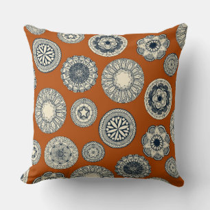 Mandala-Ringorange Kissen